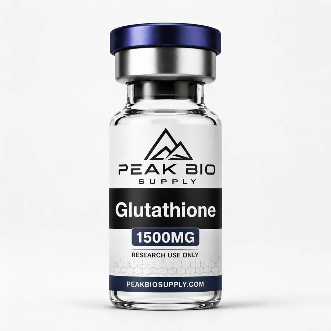 Peak Bio Supply Glutathione research peptide vial