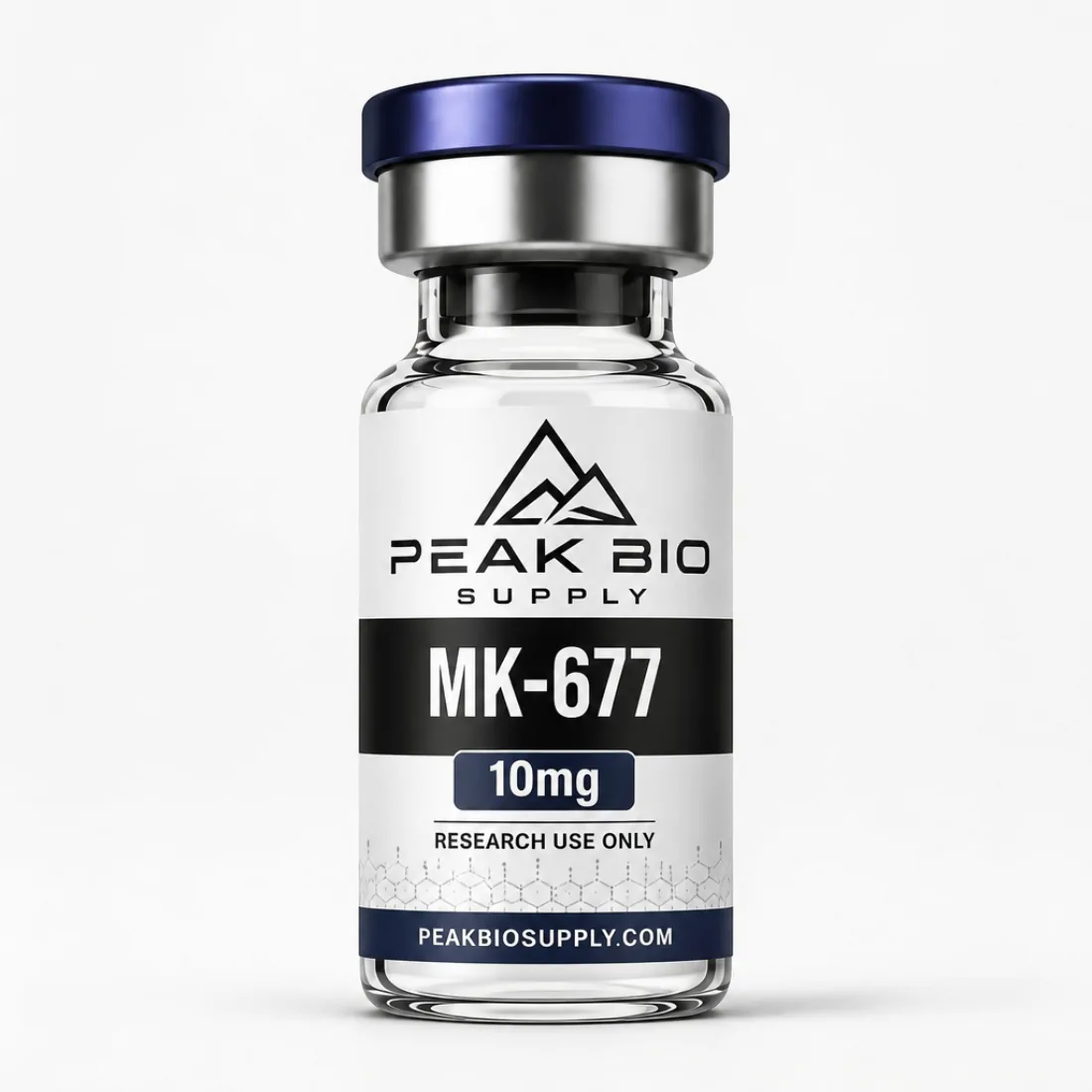 Peak Bio Supply MK-677 research peptide vial