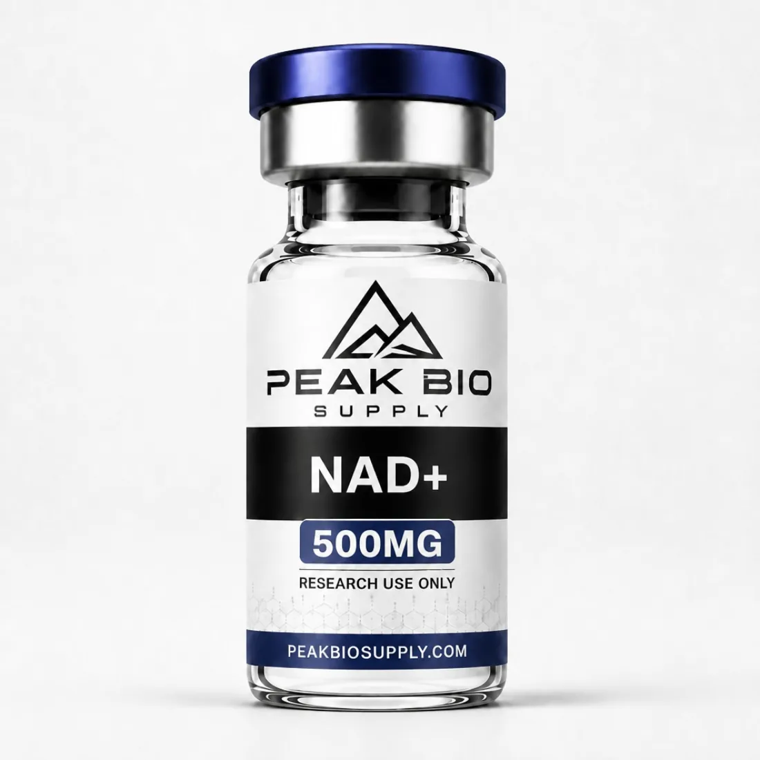 Peak Bio Supply NAD+ research peptide vial