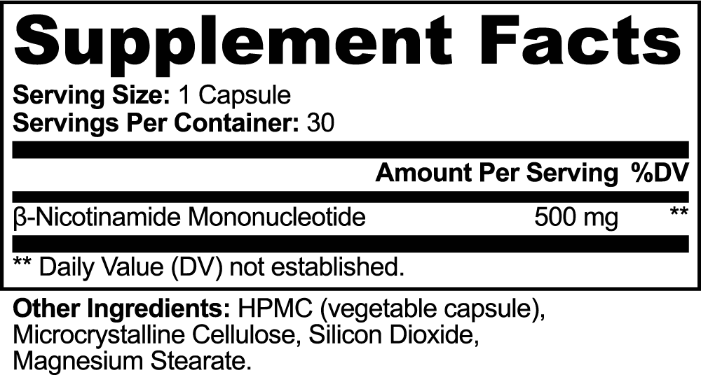 NMN — Supplement Facts