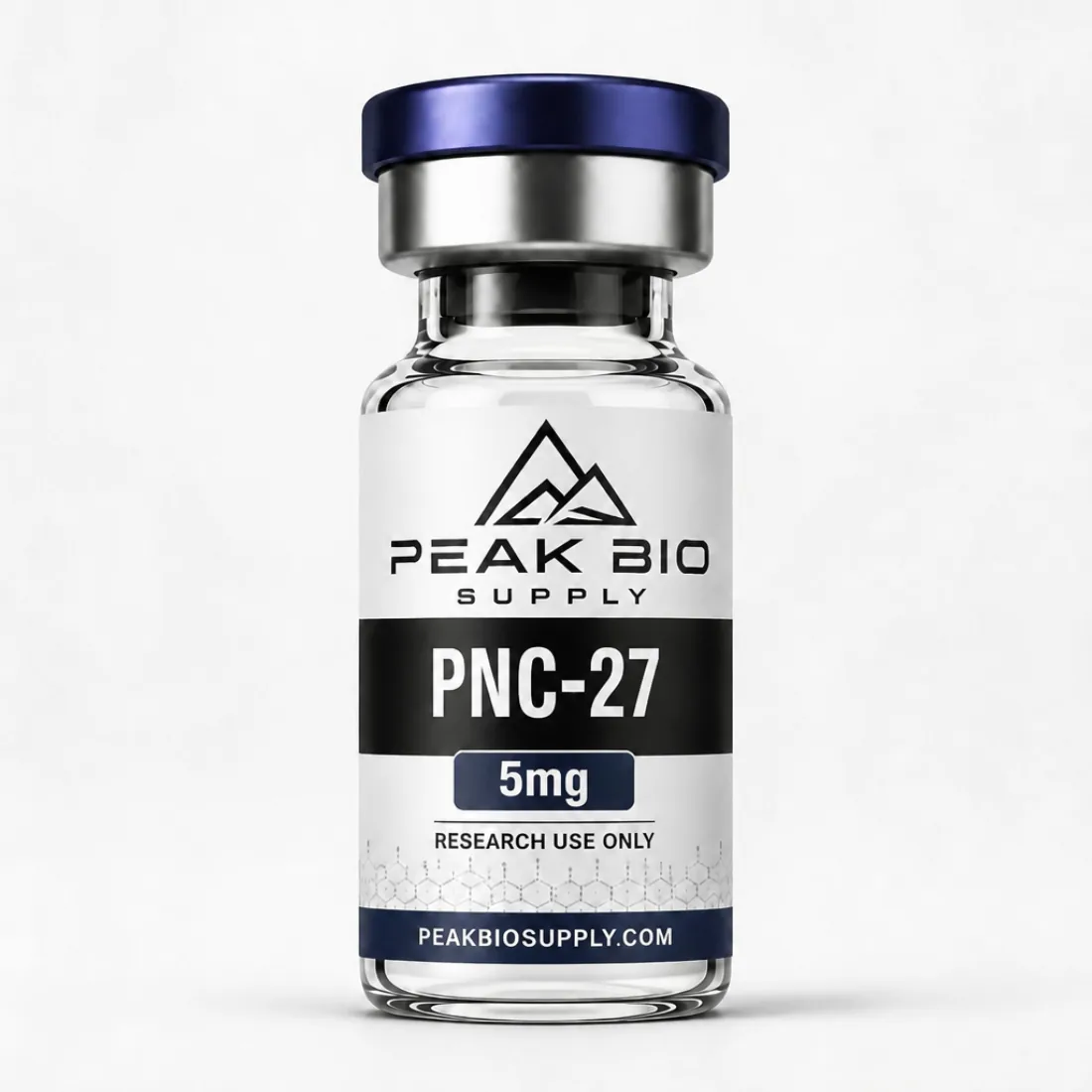 Peak Bio Supply PNC-27 research peptide vial