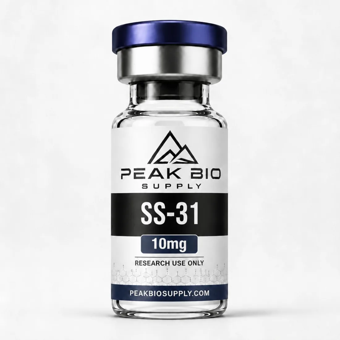 Peak Bio Supply SS-31 research peptide vial
