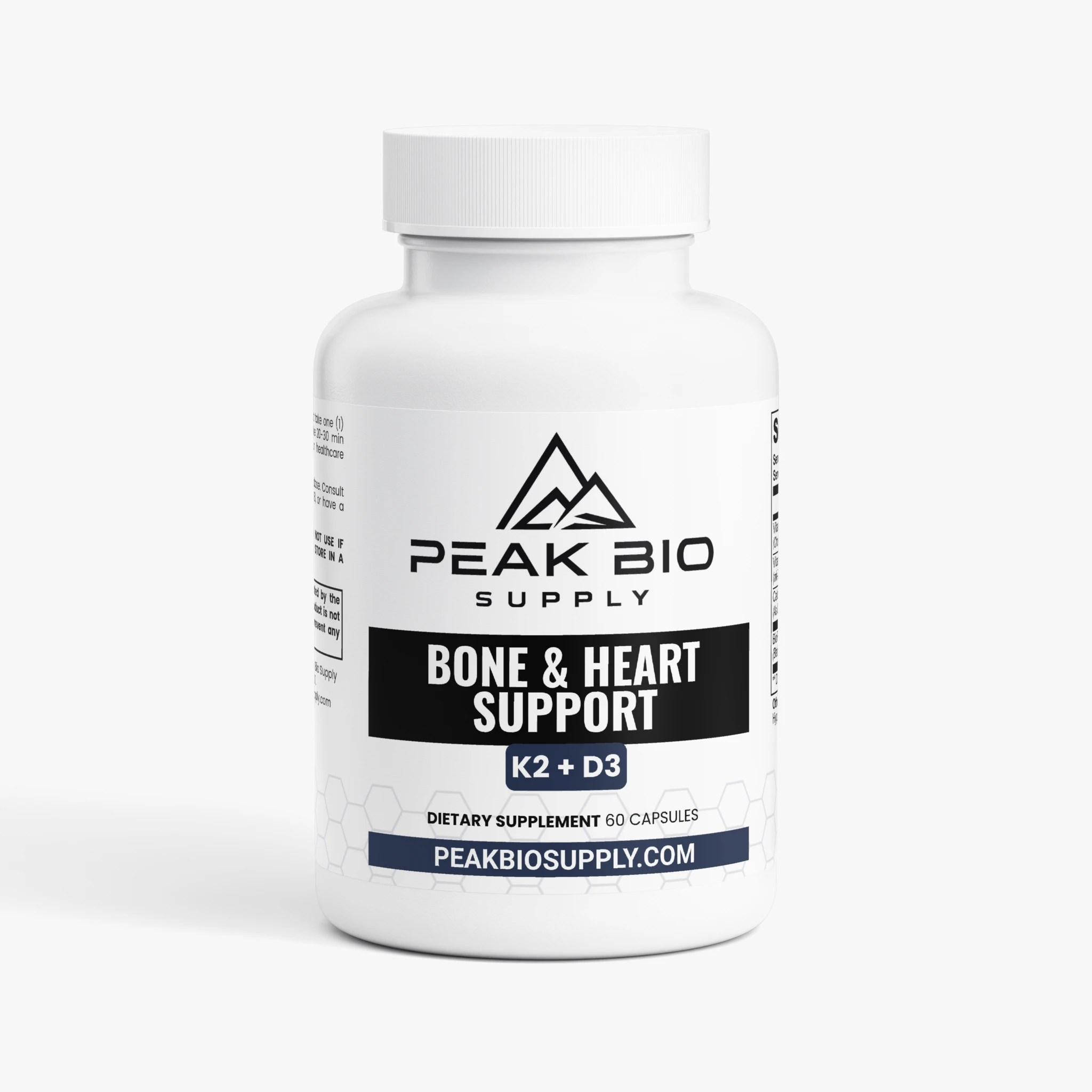 Peak Bio Supply Vitamin D3 + K2