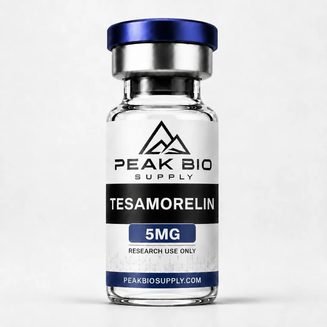 Peak Bio Supply Tesamorelin research peptide vial
